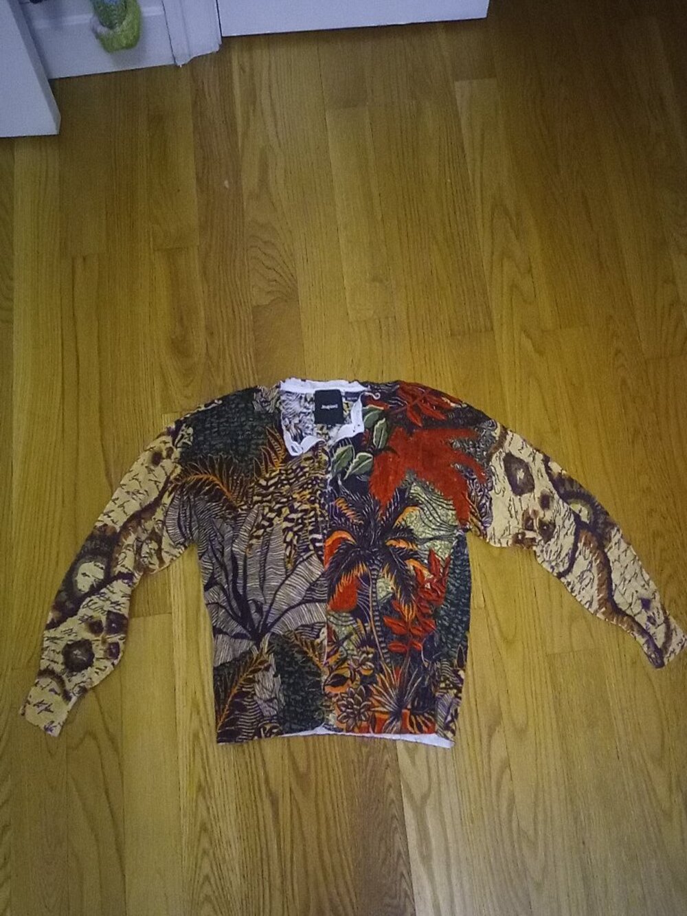 Desigual Womens Printed Sweater Size XS